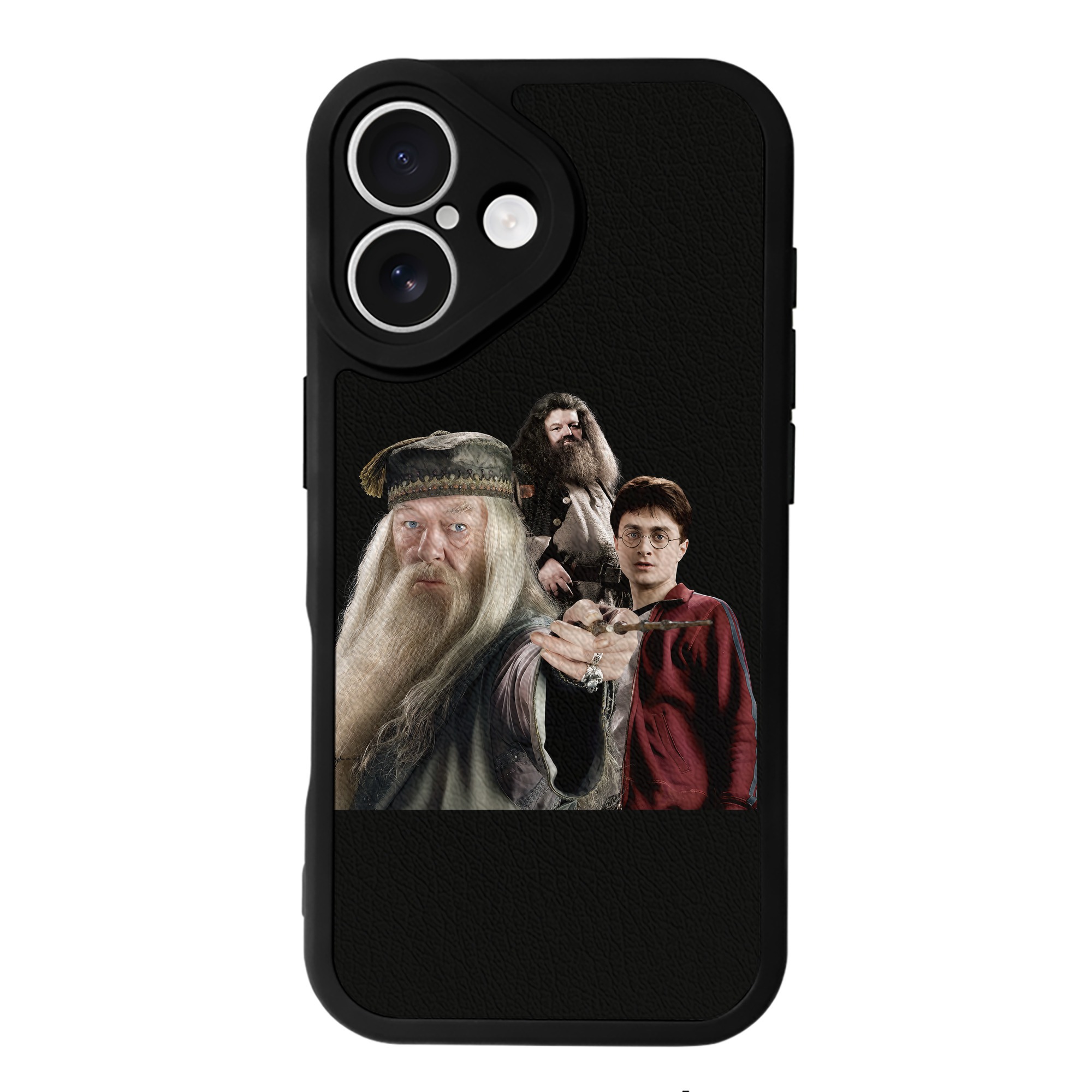 （画像用） Harry Potter ハリー・ポッターシリーズ 【iPhone 16シリーズ対応】シリコンスマホケース（レザー調） 材質：シリコン